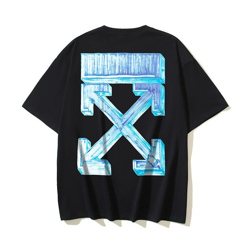 Off-White Marker Arrow Tee 'Black/Blue'