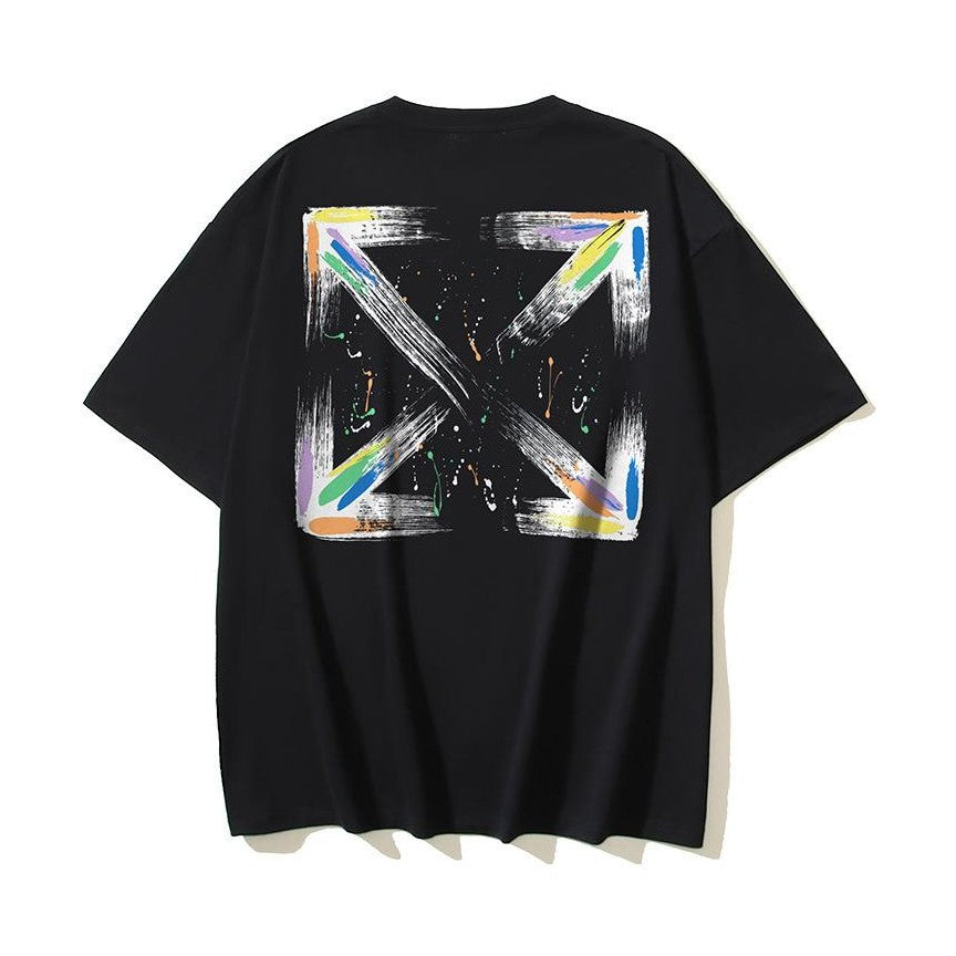 Off-White Multicolor Arrow Tee Black