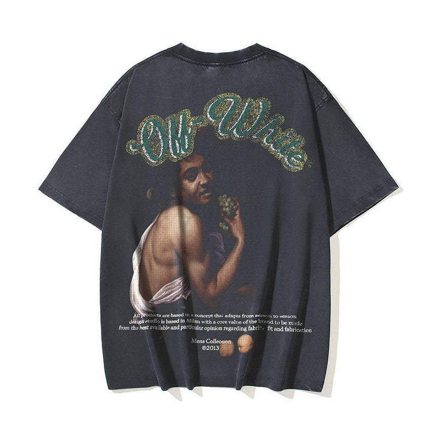 OFF-WHITE - Green Bacchus Skate T-shirt