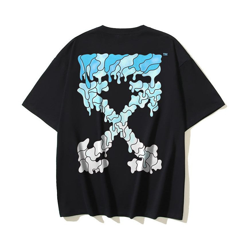 Off-White Marker Slim T-Shirt Black/Blue