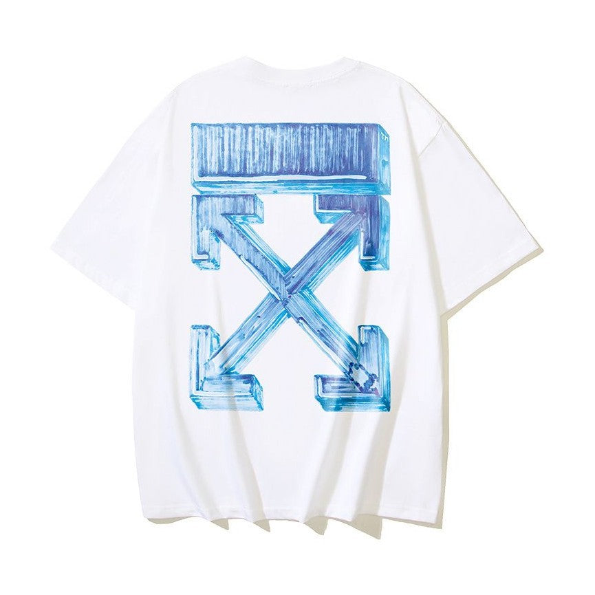Off-White Marker Arrow Tee 'White/Blue'