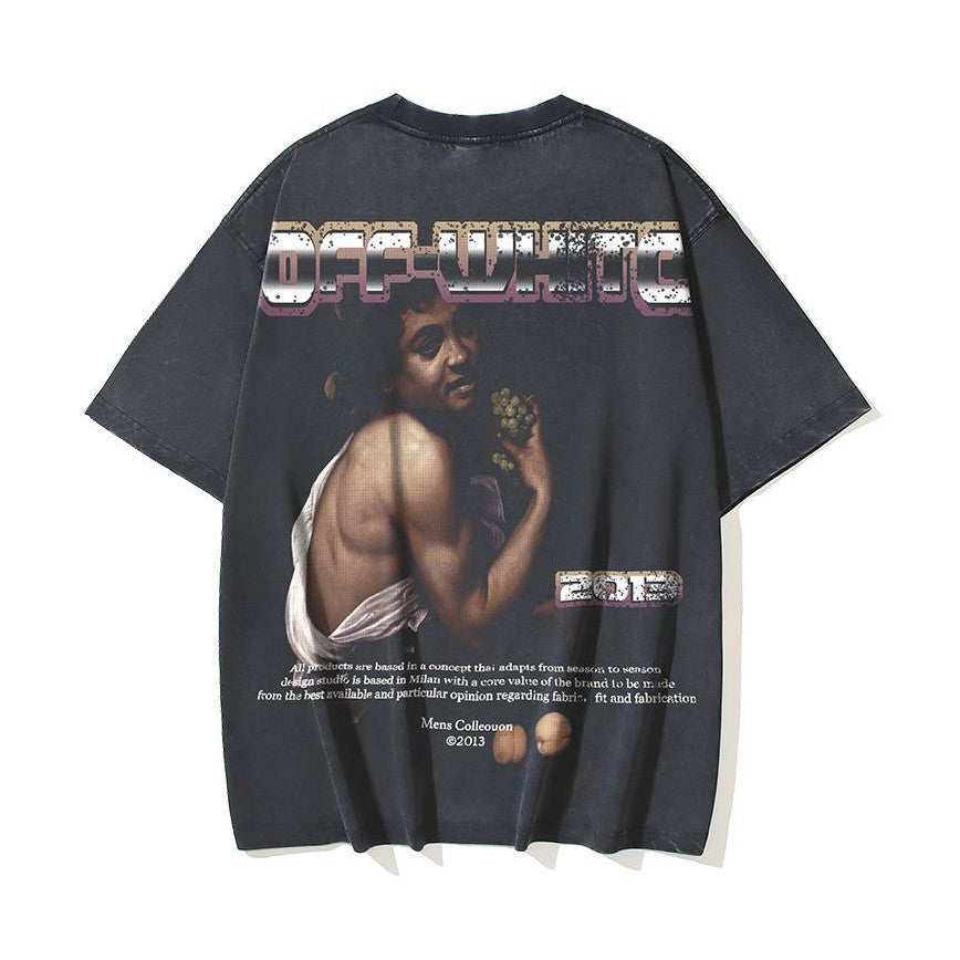 Off-White Digit Bacchus Over Short-Sleeve Tee