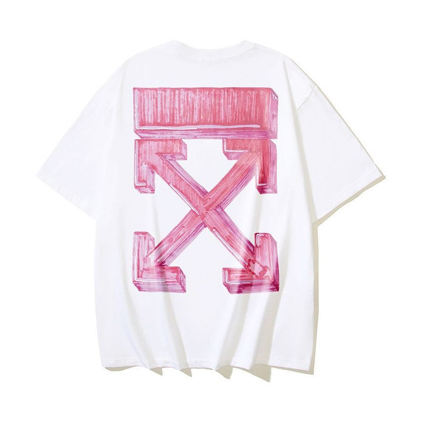 Off-White Marker Arrow Tee 'White/Red'
