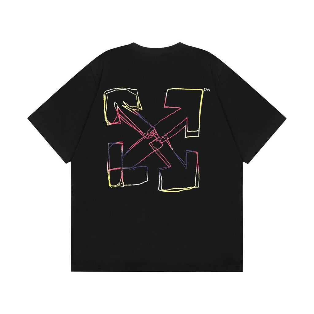 OFF WHITE FAMILY TEE black