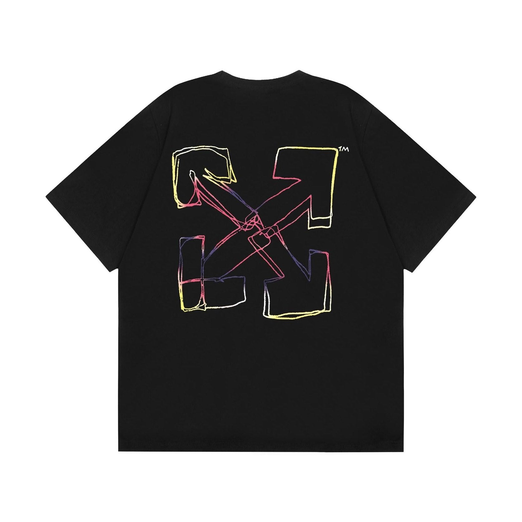 OFF WHITE FAMILY TEE black