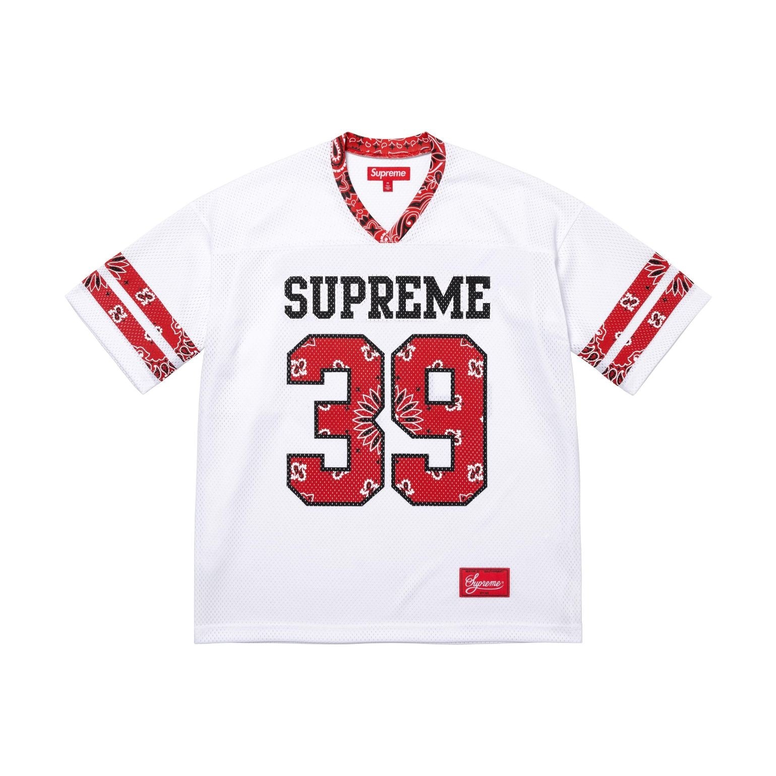 Supreme Bandana Football Jersey White