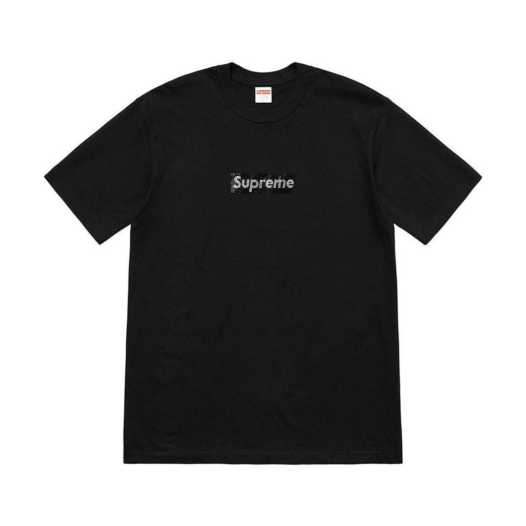 Supreme Swarovski Tee Black