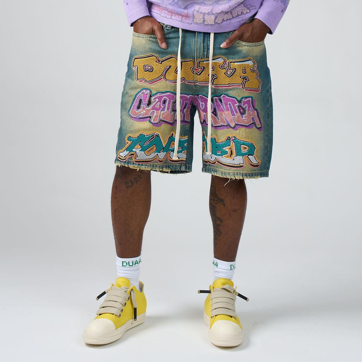 DUAA WALL BLUE SHORT
