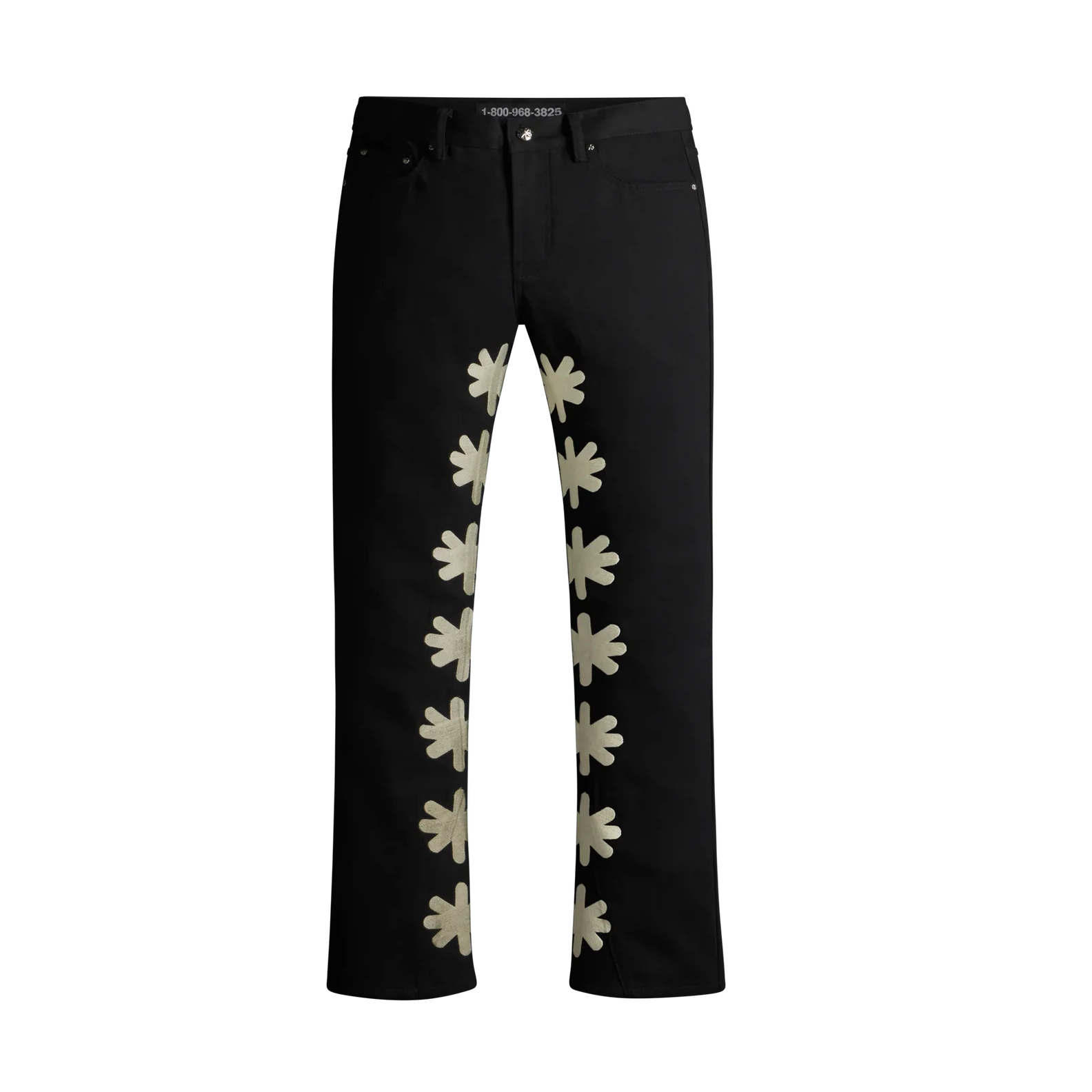 Lost SHDWS Black/Bone Denim Jeans