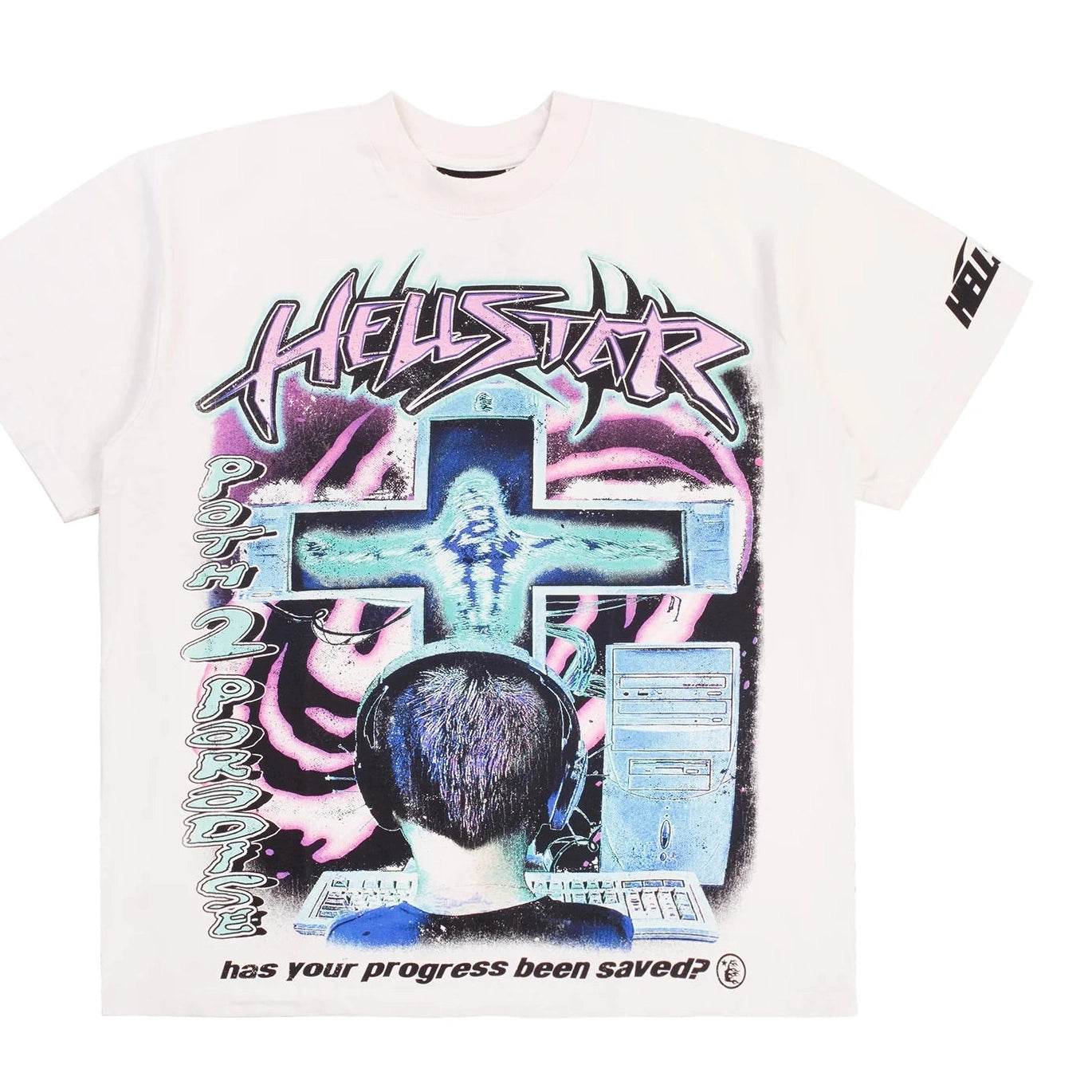 Hellstar Online Tee Off White