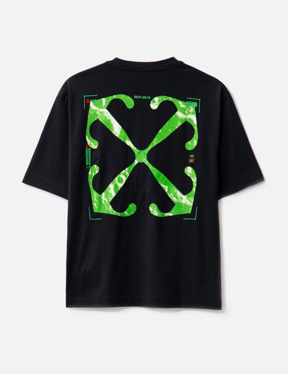 OFF-WHITE Moon Cam Arrow Logo Black Tee