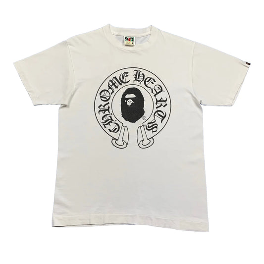 BAPE x Chrome Hearts White Tee