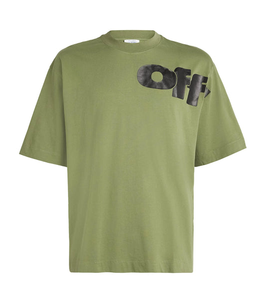 Off-White Shared Logo Tee Green