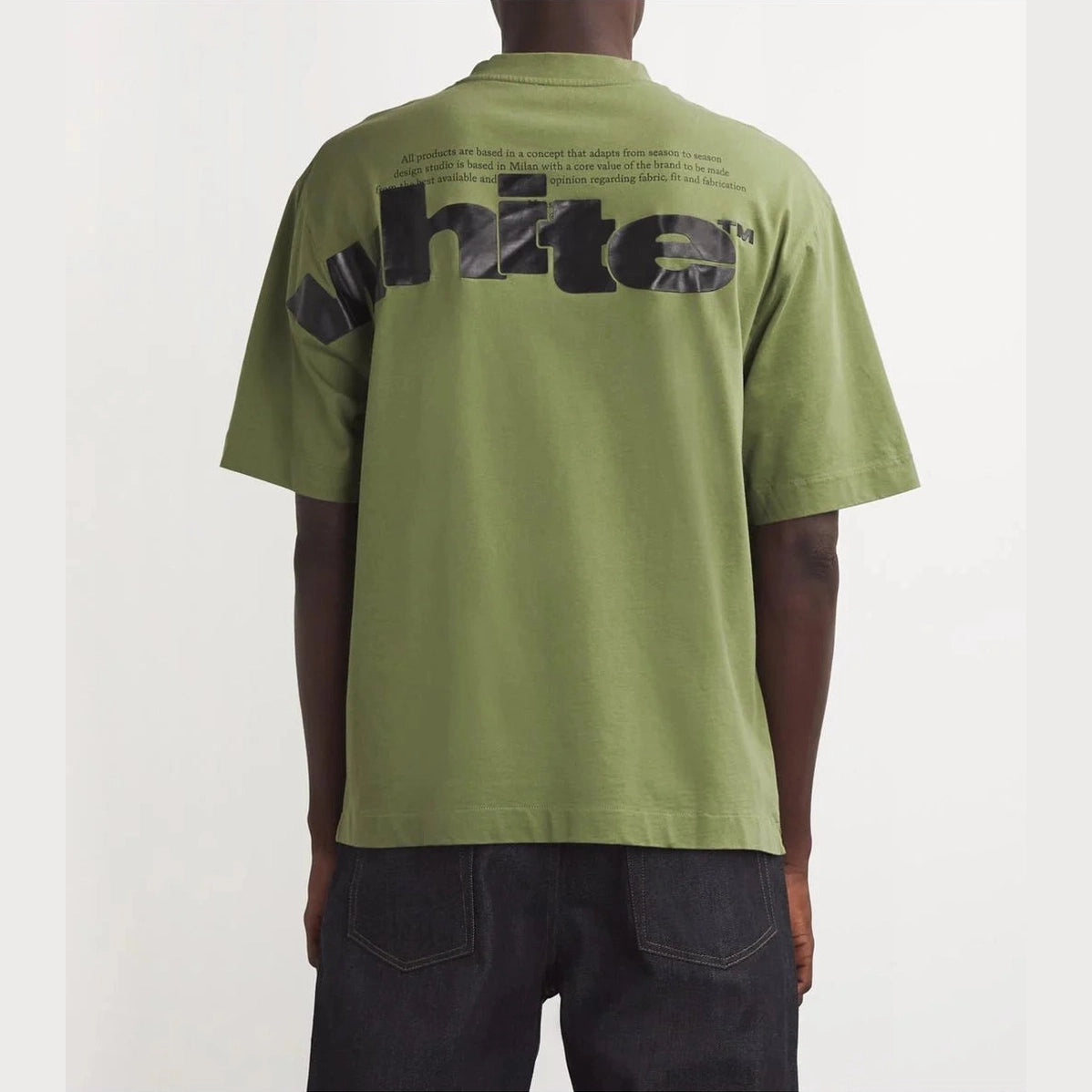 Off-White Shared Logo Tee Green