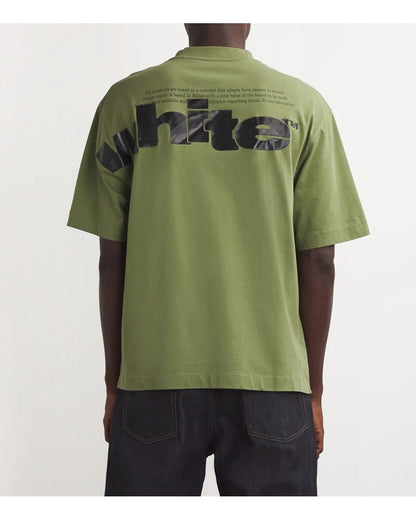 Off-White Shared Logo Tee Green