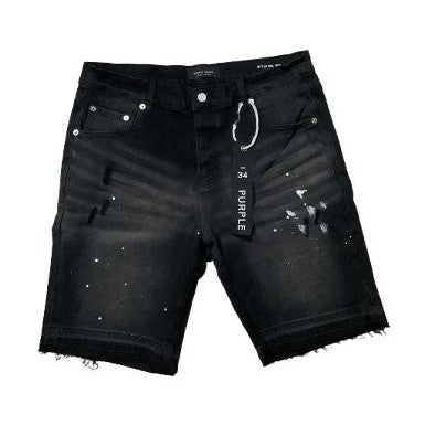 Purple jeans short 09