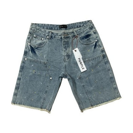 Purple jeans short 07