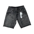 Purple jeans short 08