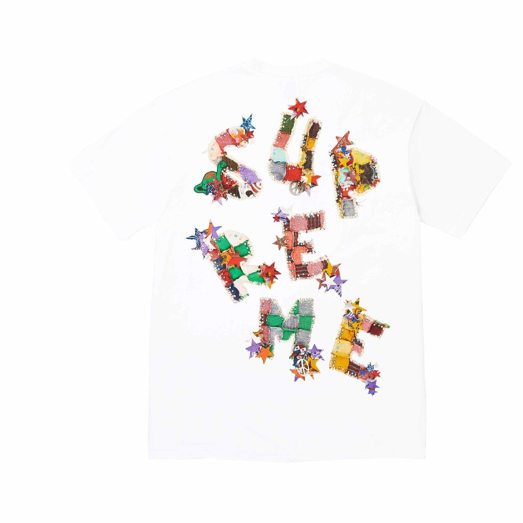 Supreme Patchwork Tee White