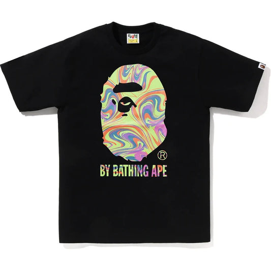 A Bathing Ape Marbling Swirl Big Ape Head