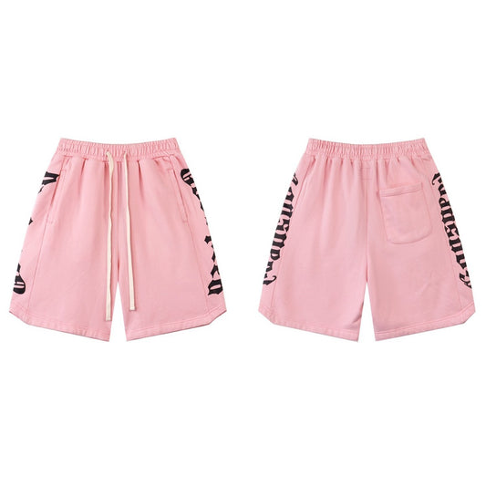 Godspeed Courtside Light Pink Wash Shorts
