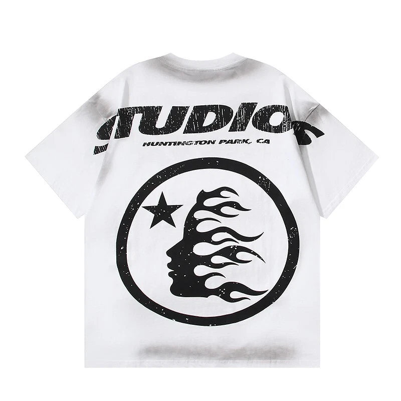 Hellstar Cartoon Logo Red/White