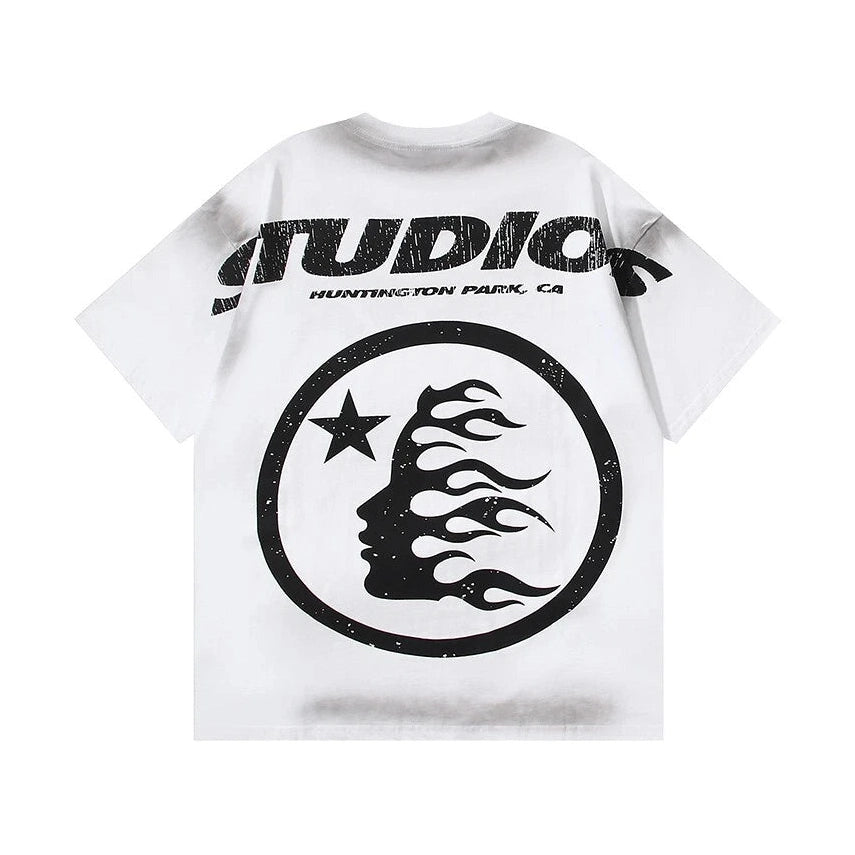 Hellstar Cartoon Logo Red/White