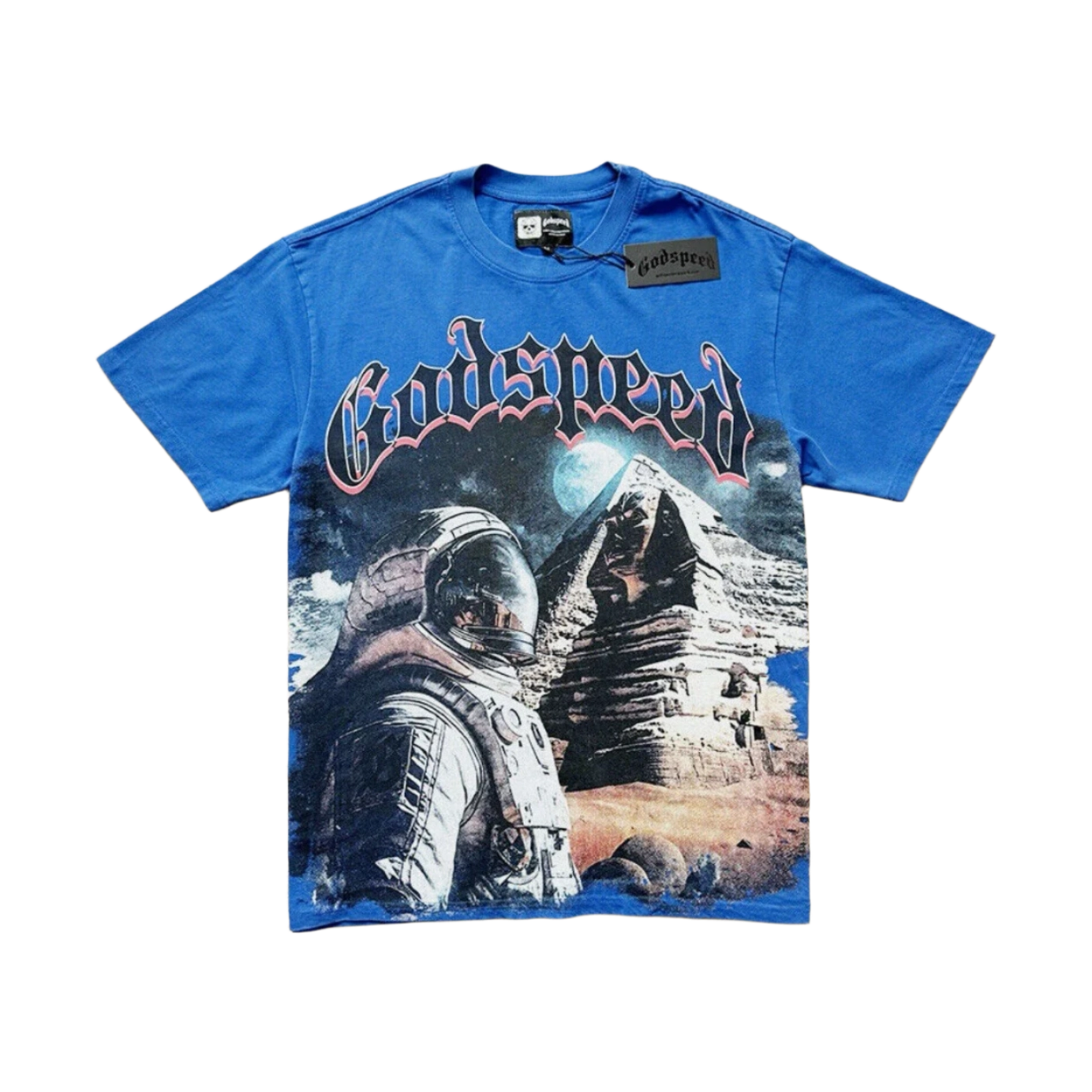 GODSPEED Astronaut Pyramid Tee Blue