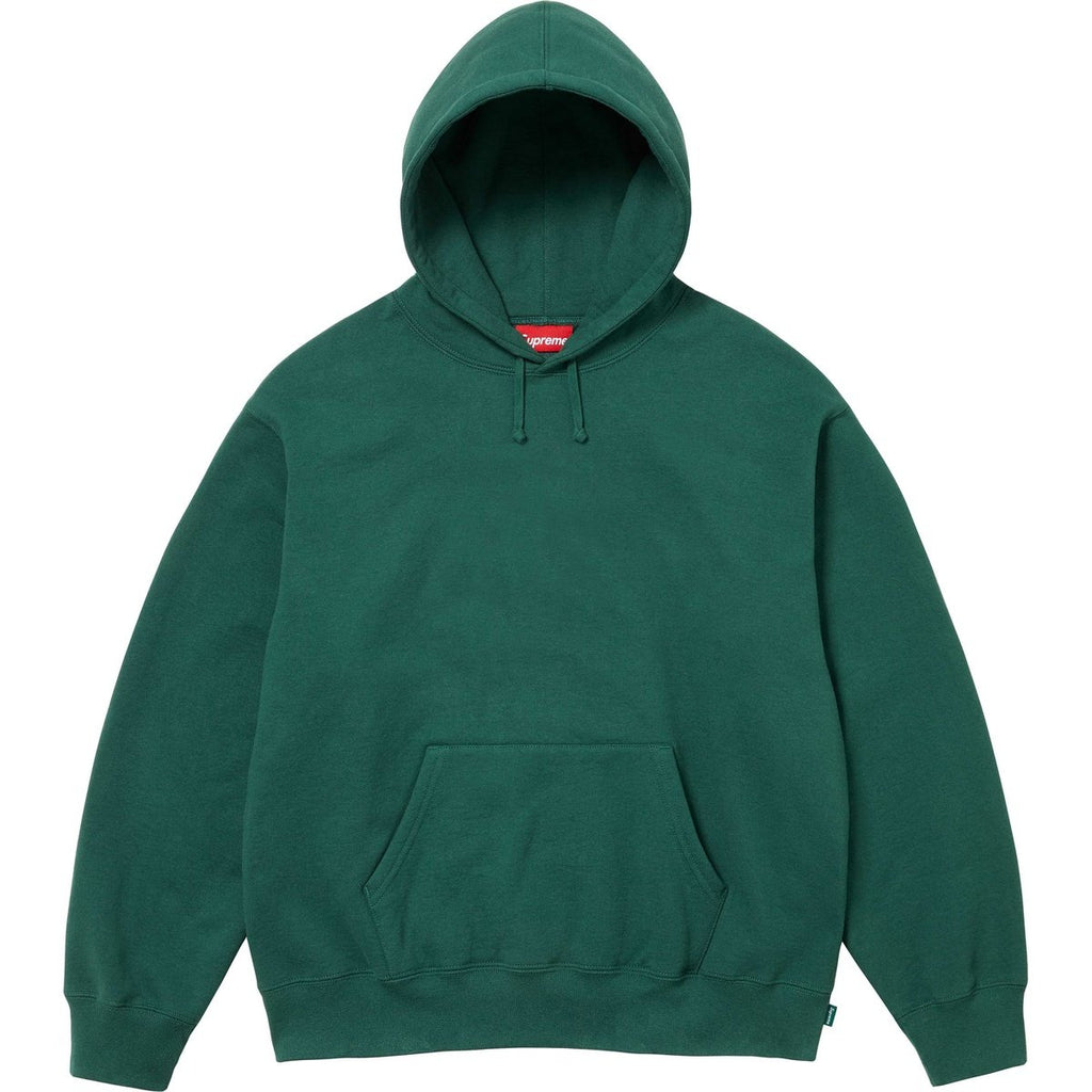 Supreme Satin Appliqué Hooded Sweatshirt Green
