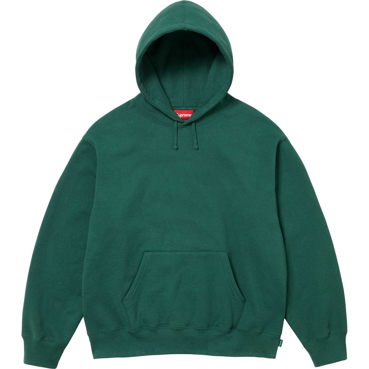 Supreme Satin Appliqué Hooded Sweatshirt Green