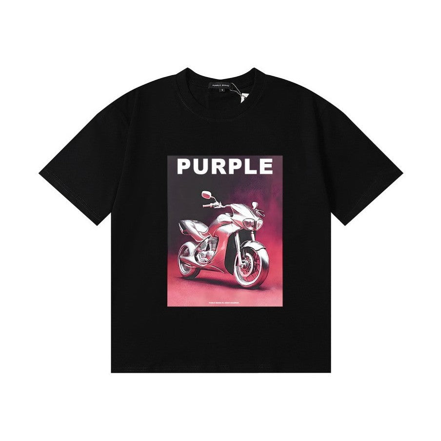 PURPLE BRAND All Chrome Tee - Black