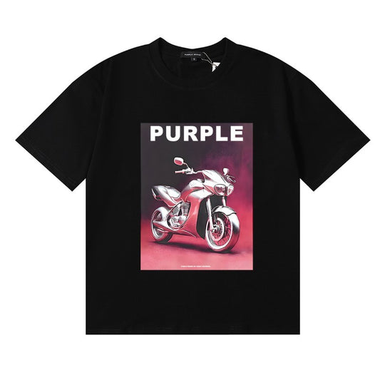 PURPLE BRAND All Chrome Tee - Black