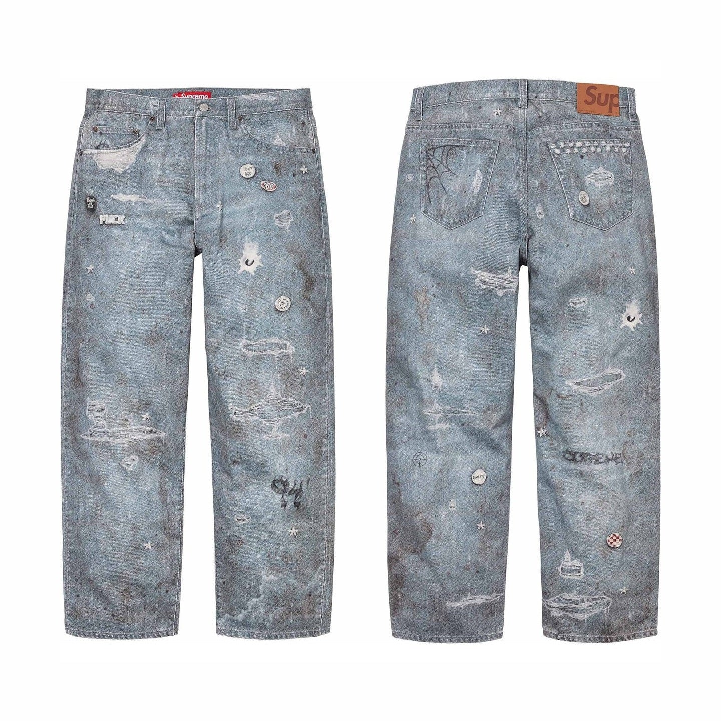 HJR Trompe L'oeil Loose Fit Jean