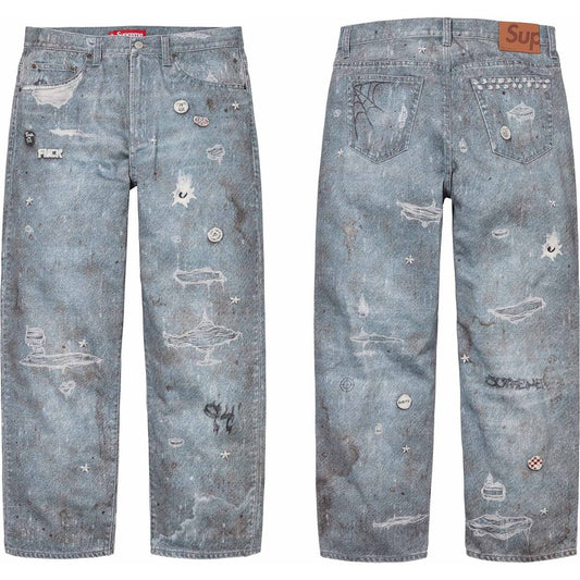 HJR Trompe L'oeil Loose Fit Jean