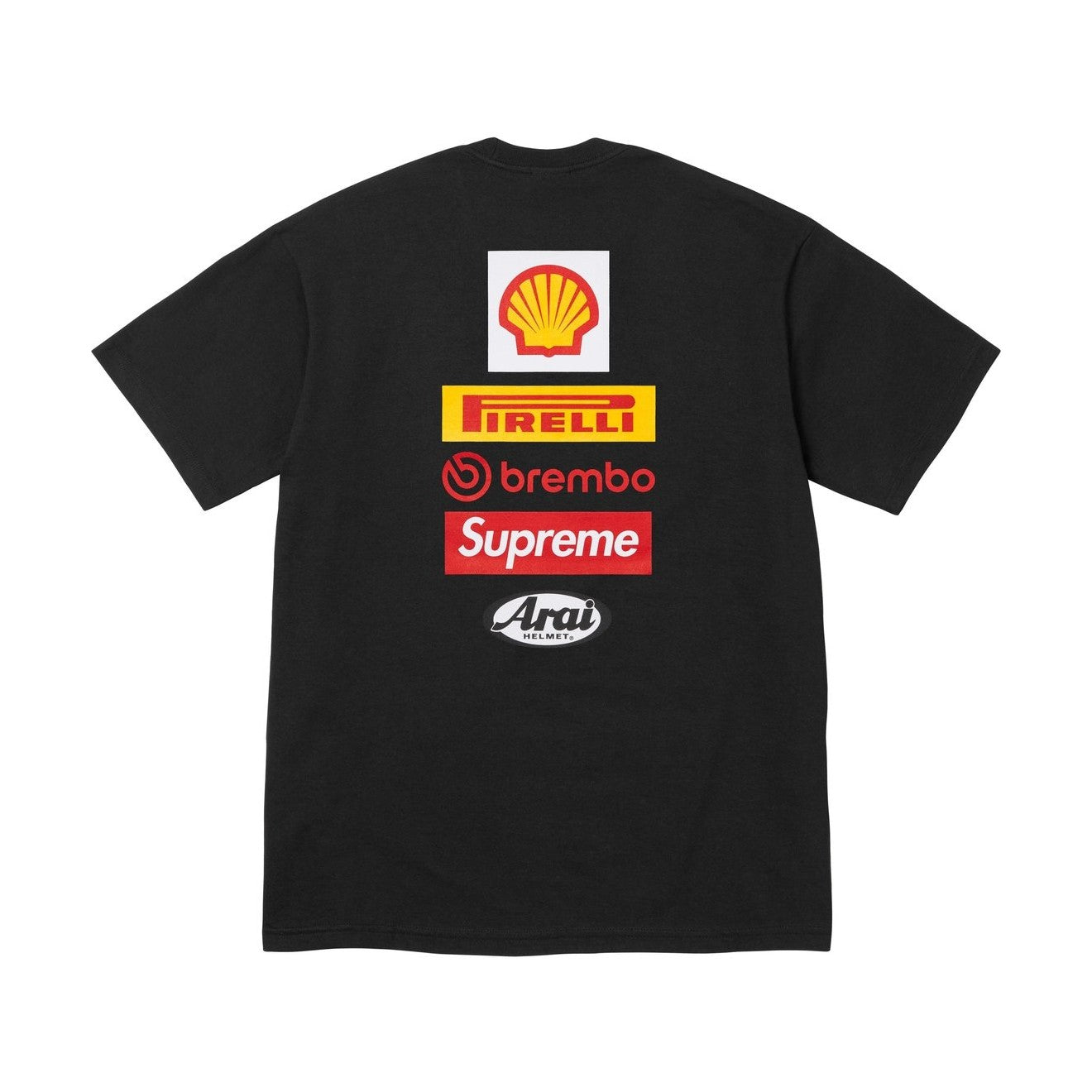 Supreme®/Ducati® Logos Tee Black