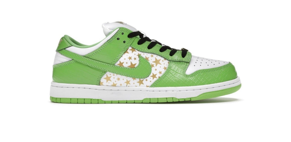 NIKE SB DUNK LOW SUPREME STAR GREEN