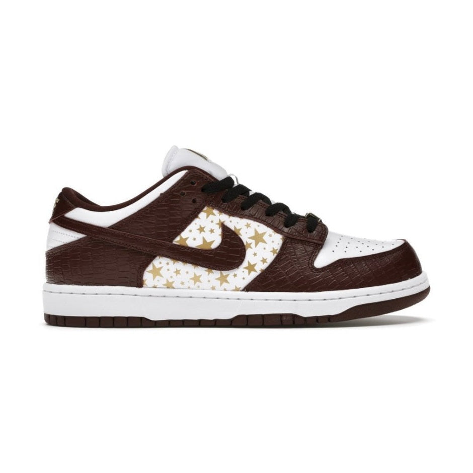NIKE SB DUNK LOW SUPREME STAR BROWN